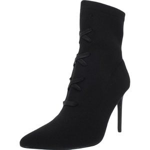 Kendall & Kylie Vice Women's Pointed Toe Lace-Up Stiletto Ankle Booties Size 8